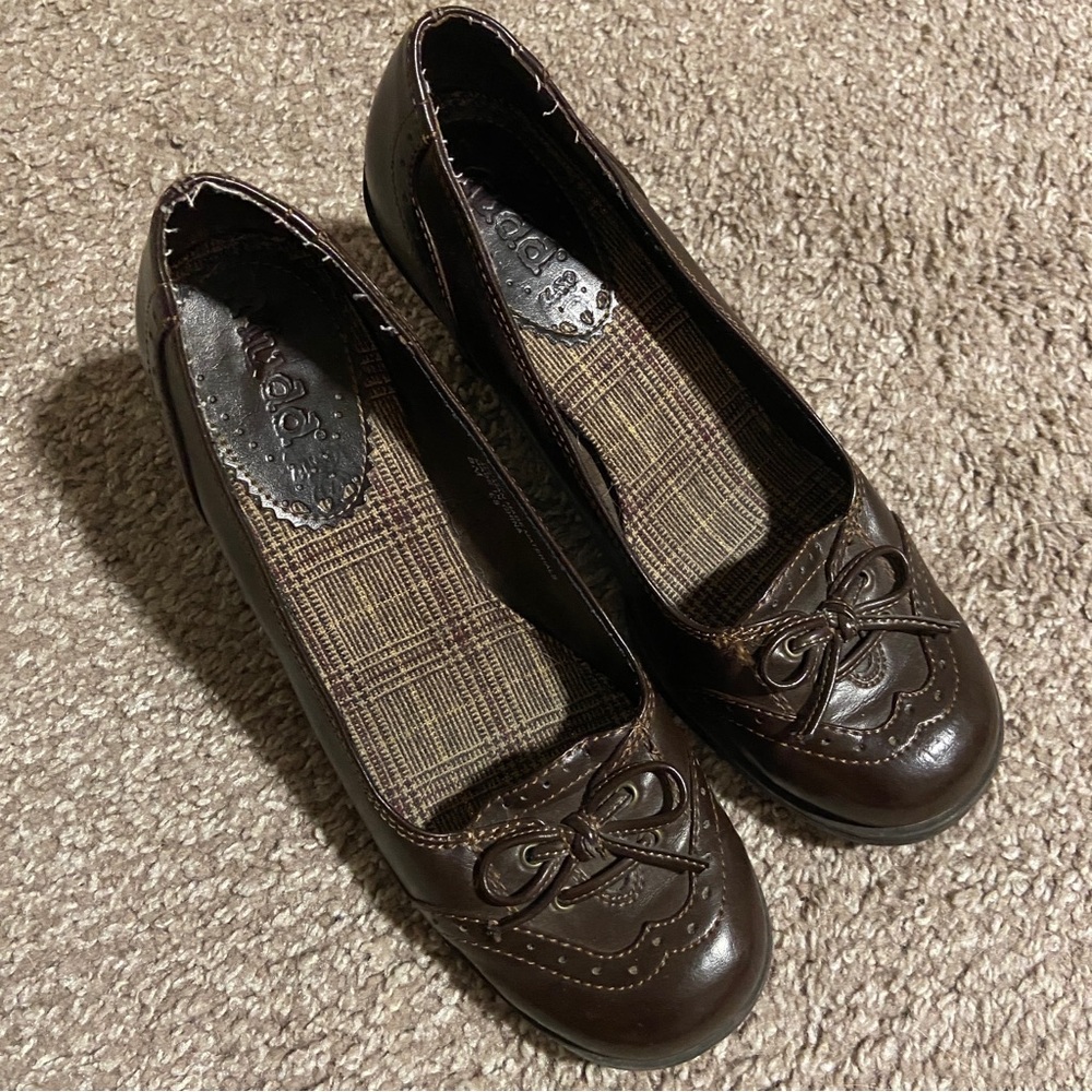 Brown Leather Women's Shoes